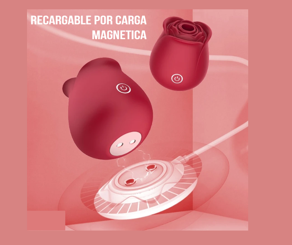 Vibrador Succionador De Clitoris Pezones Punto G Rosa Premium francy - Imagen 2