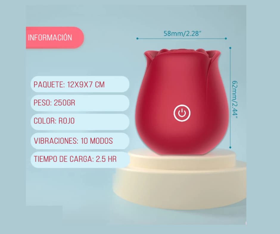 Vibrador Succionador De Clitoris Pezones Punto G Rosa Premium francy - Imagen 4
