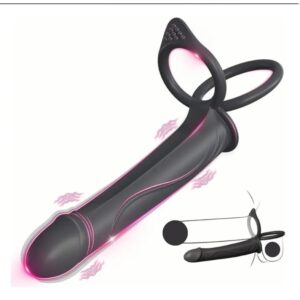 anillo pene doble penetración con vibracion