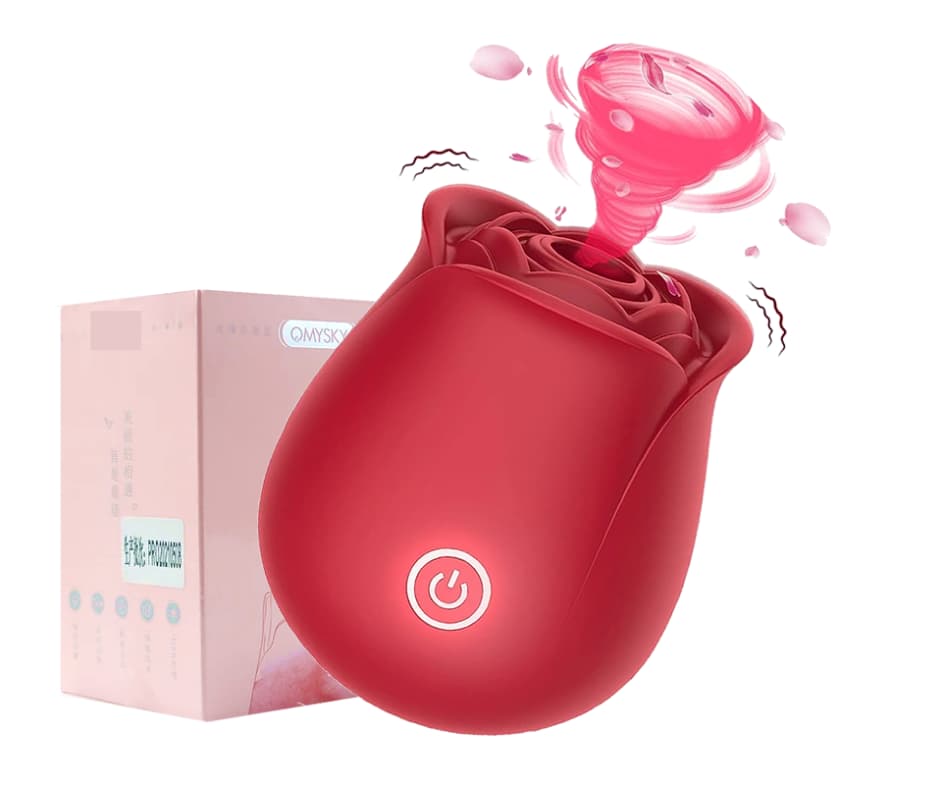 Vibrador Succionador De Clitoris Pezones Punto G Rosa Premium francy