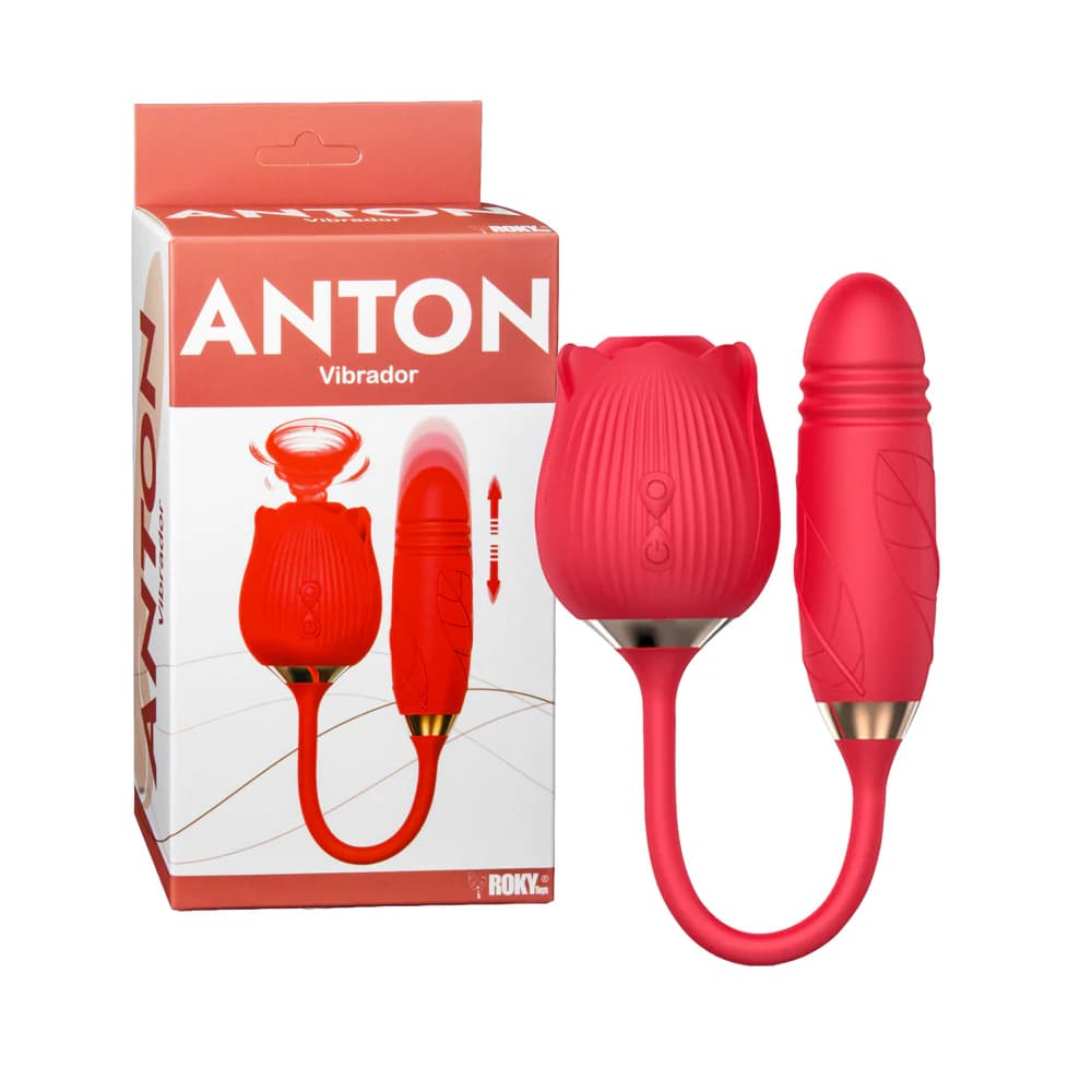 rosa 2 en 1 vibradora usb