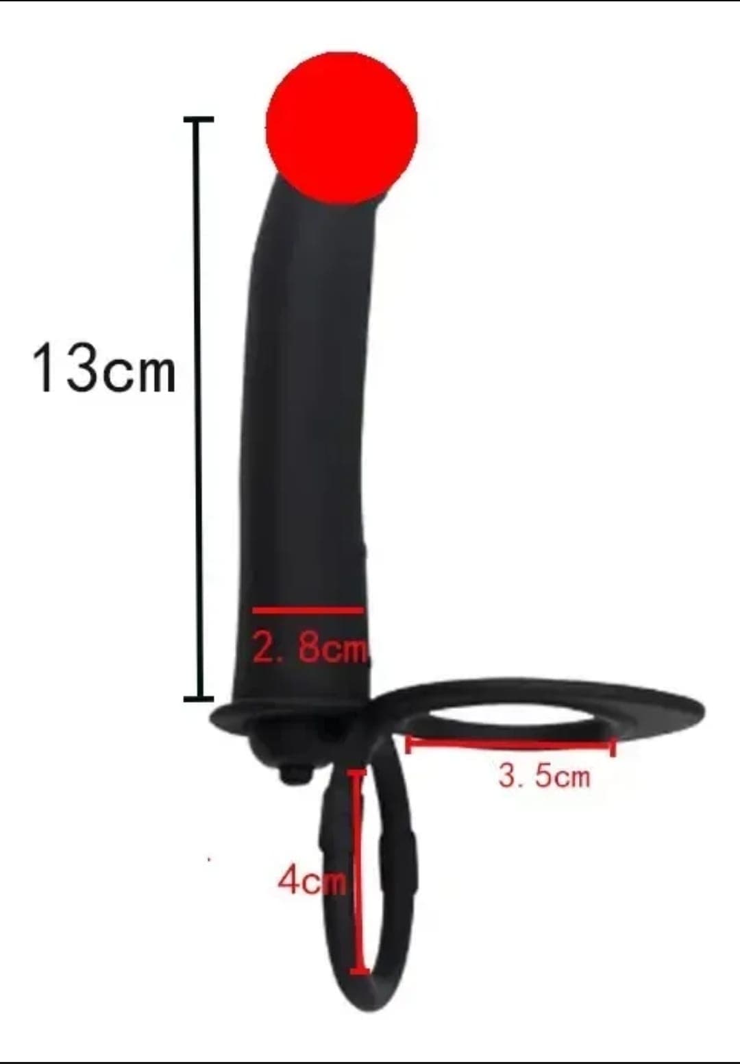 anillo pene doble penetración con vibracion - Imagen 3