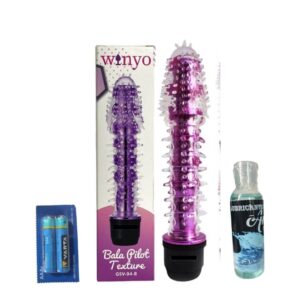 Vibrador + lubricante neutro + pilas