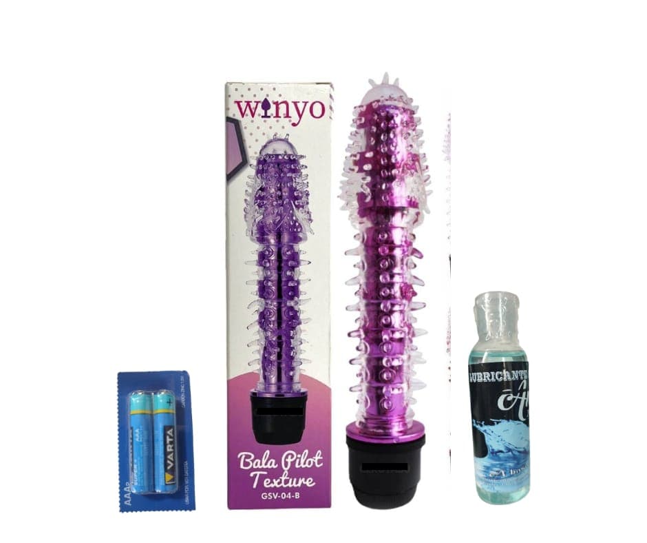 Vibrador + lubricante neutro + pilas