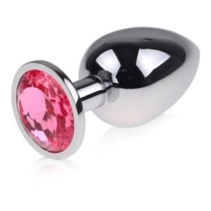 Plug Anal metálico con Joya Talla S