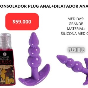 Oferta anal: plug anal pequeño iniciador, lubricante anal dilatador