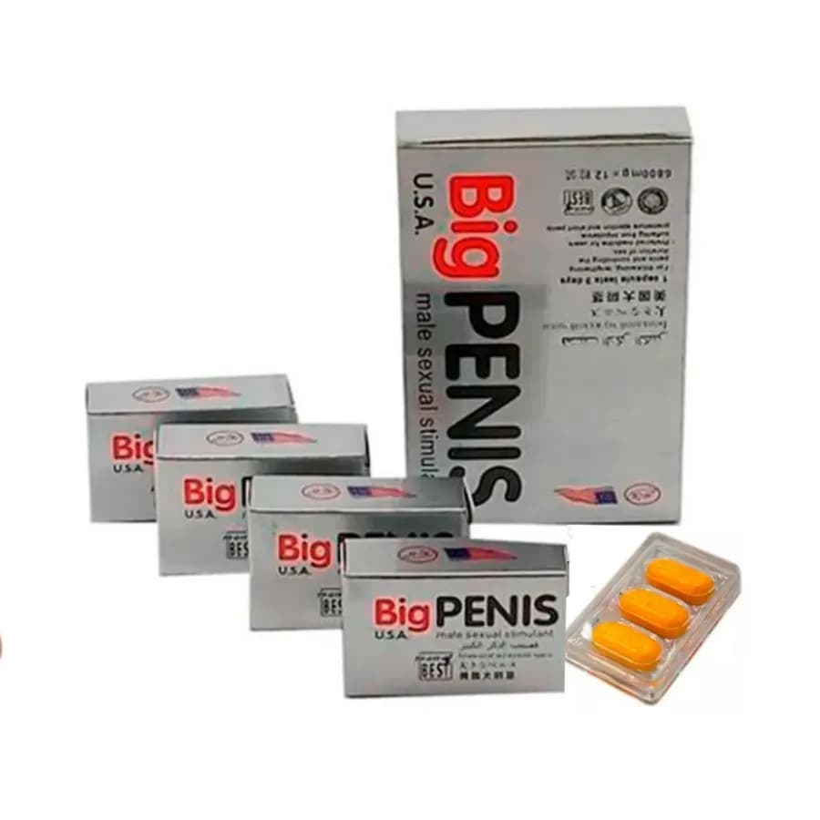 Potenciador Sexual Masculino BIG PENIS *3 PASTILLA - Imagen 2