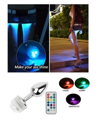 Plug Anal Luz Led