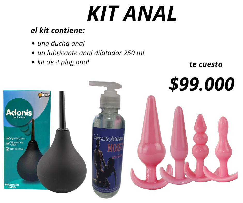 kit anal 6 productos