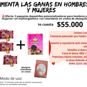 oferta potencializador para hombres y mujeres