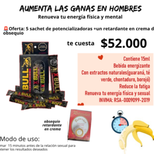 oferta de potencializador bull