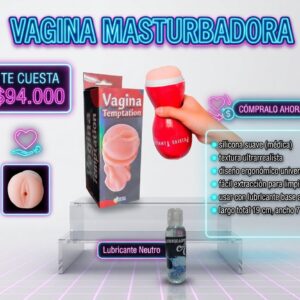 VAGINA MASTUBADORA MAS LUBRICANTE 30ML