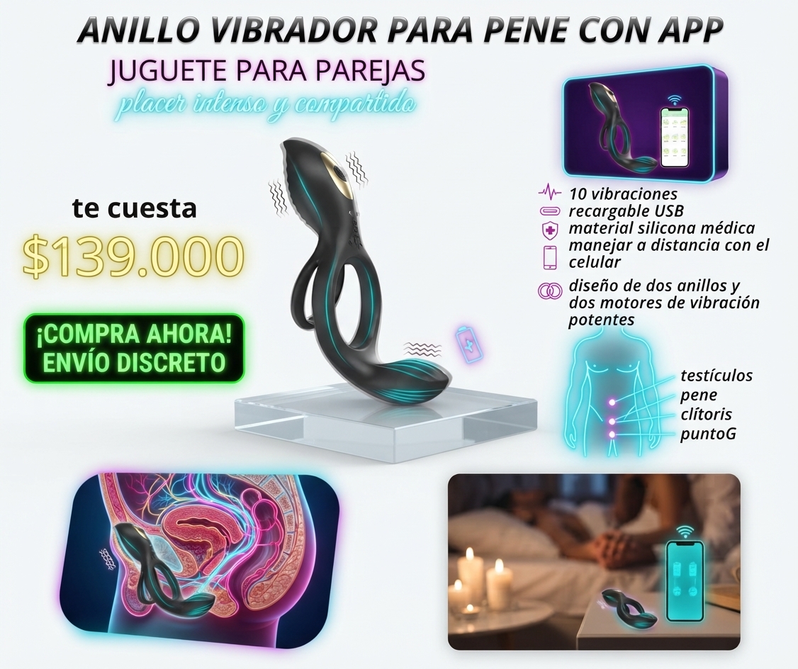 ANILLO VIBRADOR RETARDANTE Y PAREJAS GAMA ALTA USB