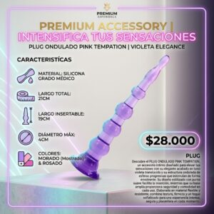 PLUG ONDULADO PINK