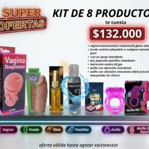 KIT 8 PRODUCTOS HOMBRES