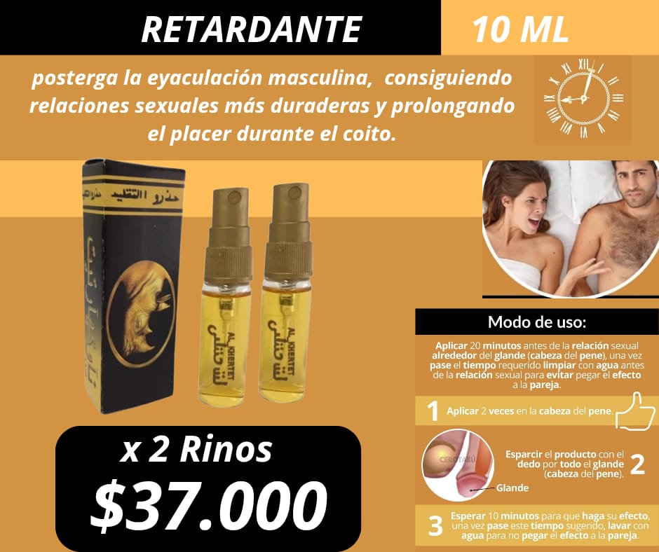 2 retardante rino spray