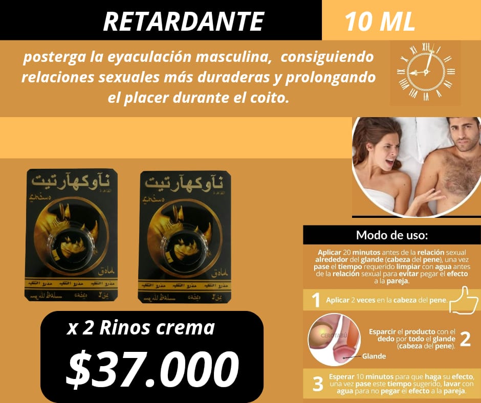 2 crema retardante rino