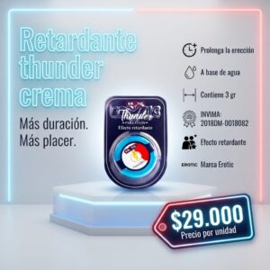 retardante crema thunder