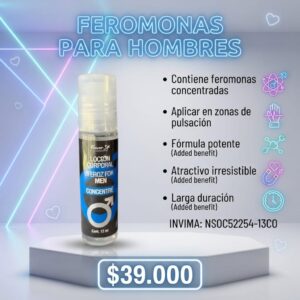 FEROMONAS PARA HOMBRES