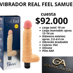 VIBRADOR REAL FEEL gama alta
